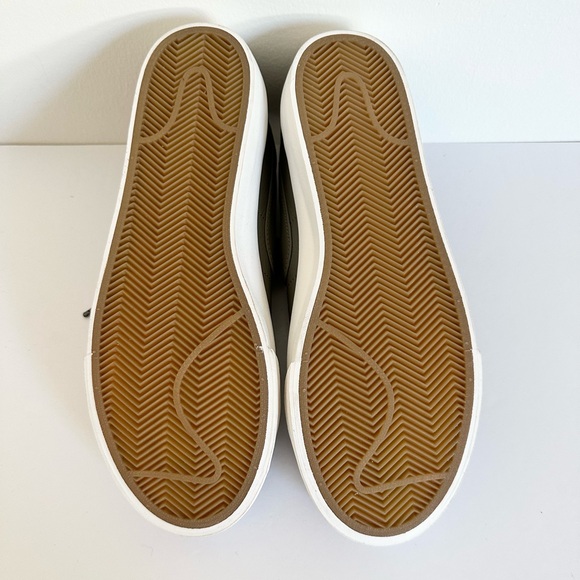 NikeLab Preppy Blazer Studio Low Top Olive Green Leather Tennis Prep Sneakers - Picture 13 of 13